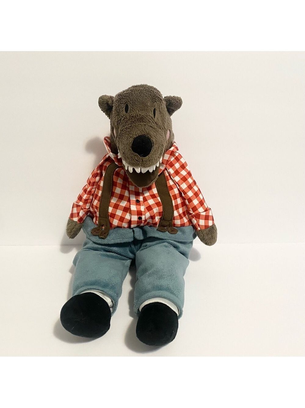 IKEA LUFSIG Big Bad Wolf Little Red Riding Hood 18" Plush Stuffed Animal Toy